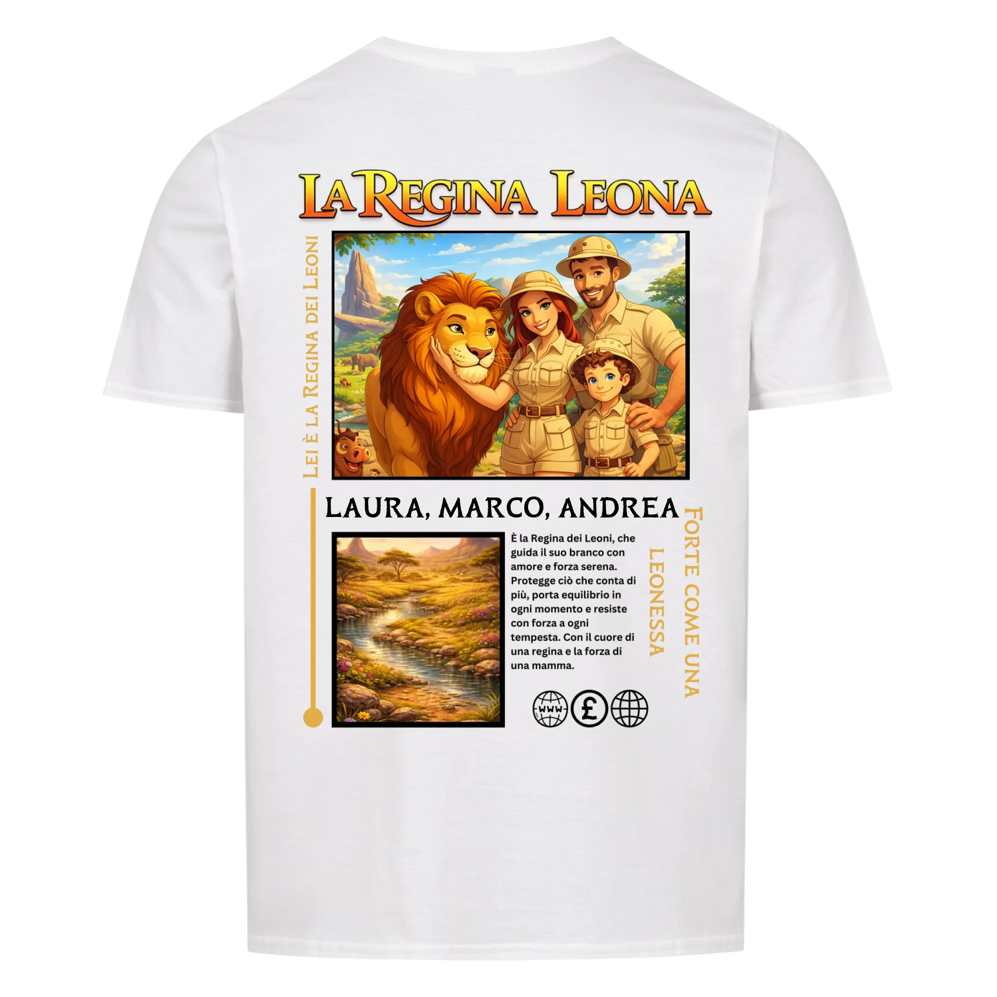LA REGINA LEONA - Personalizzabile