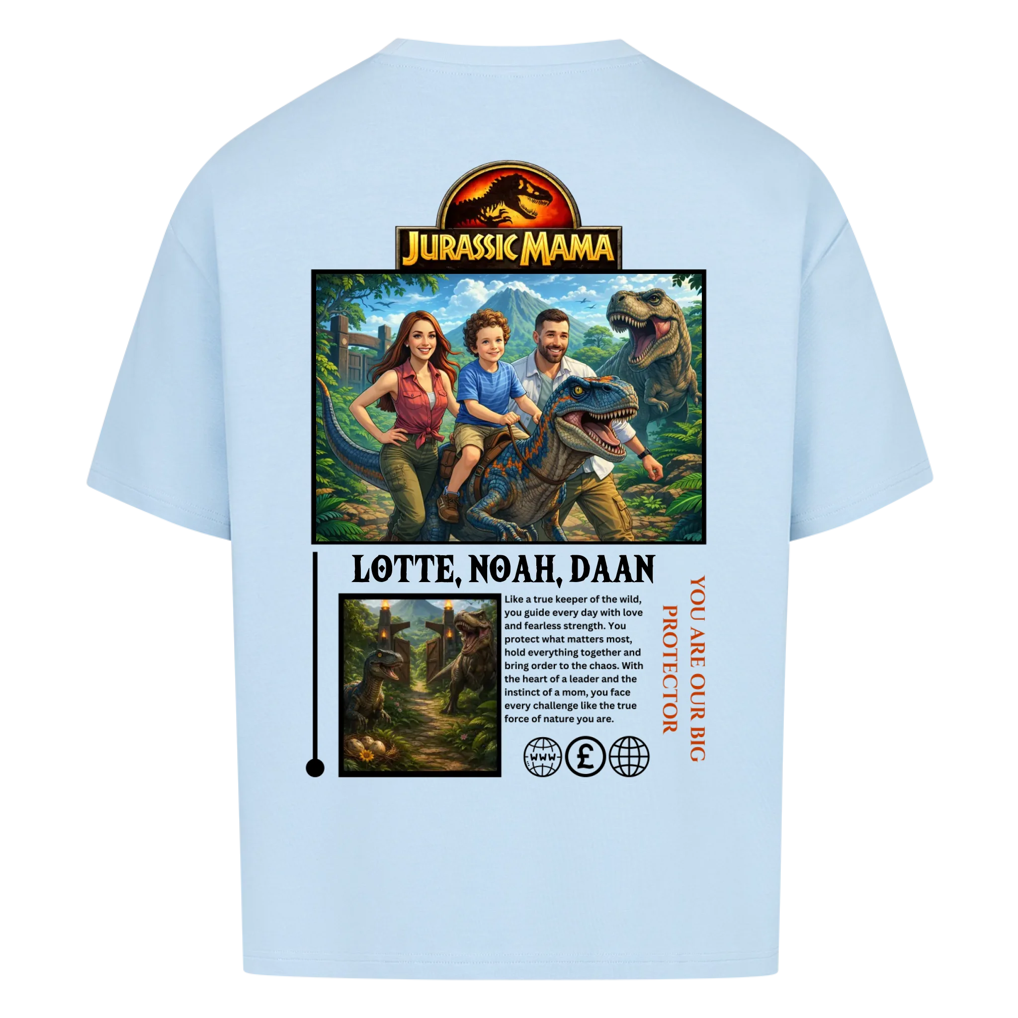 JURASSIC MAMA - op maat gemaakt