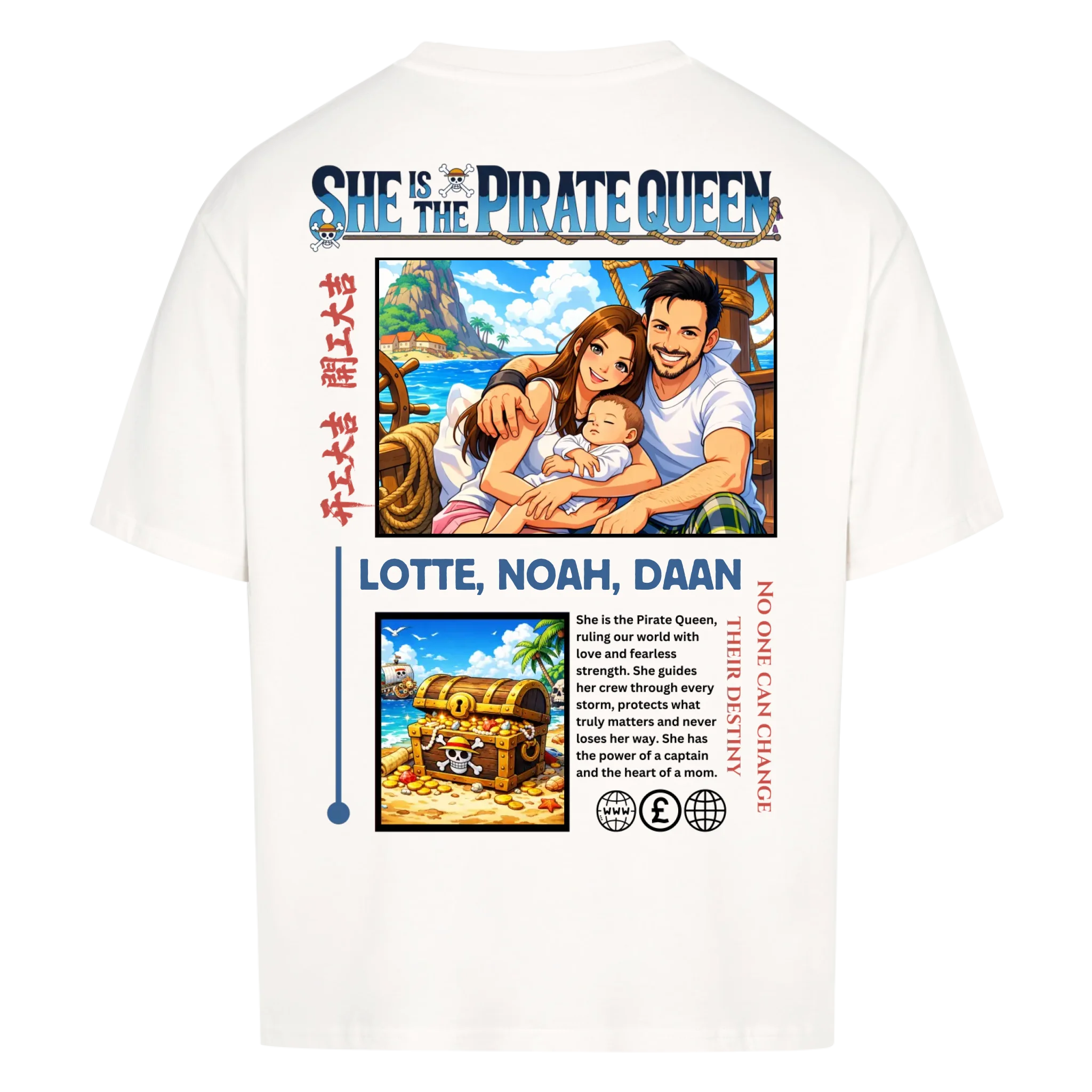 PIRATE QUEEN - op maat gemaakt