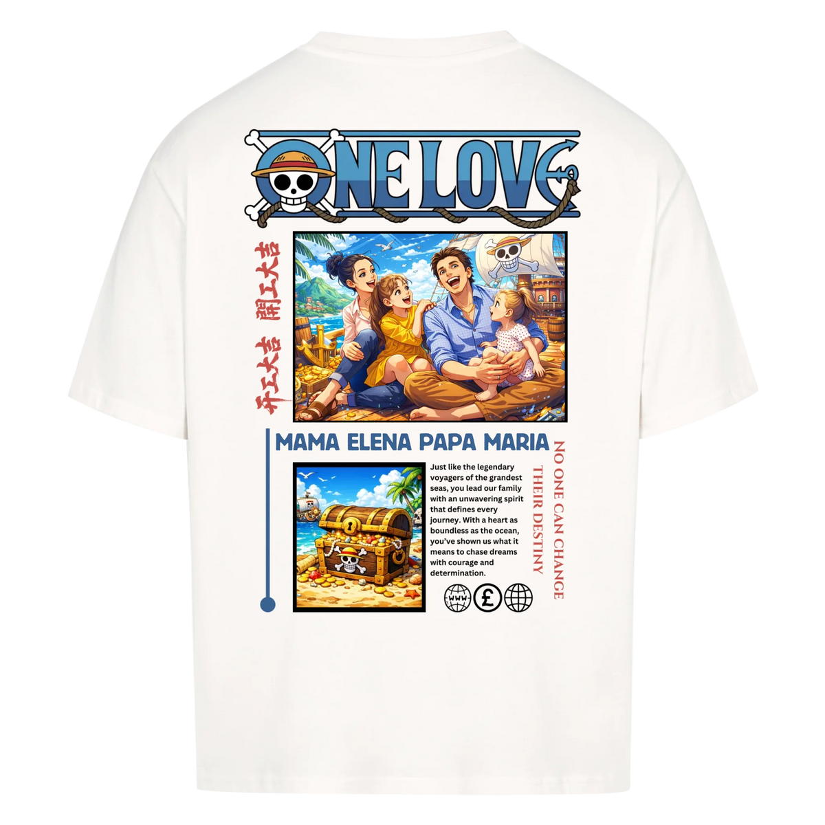 ONE LOVE (para mamá) - personalizable