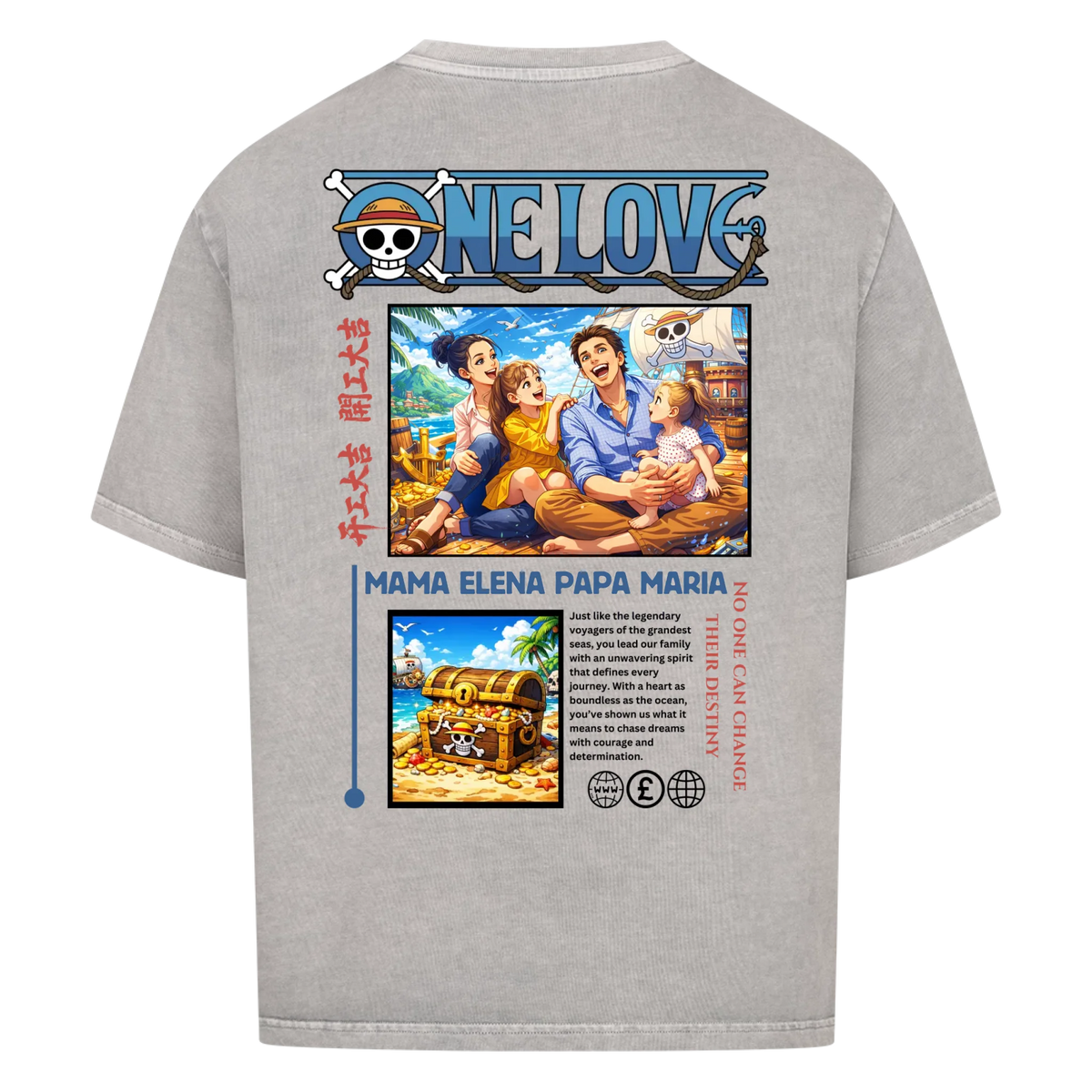 ONE LOVE (para mamá) - personalizable