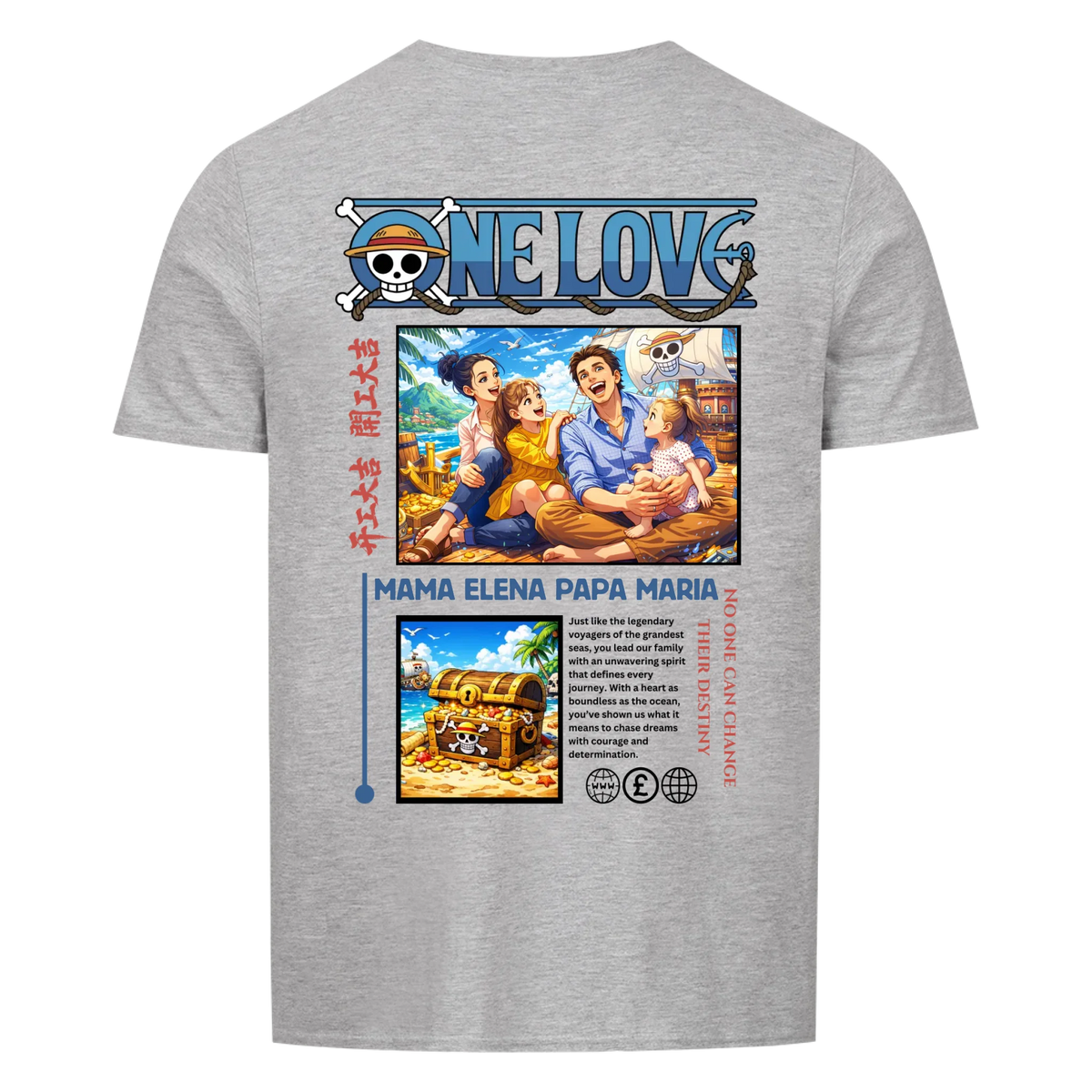 ONE LOVE (para mamá) - personalizable