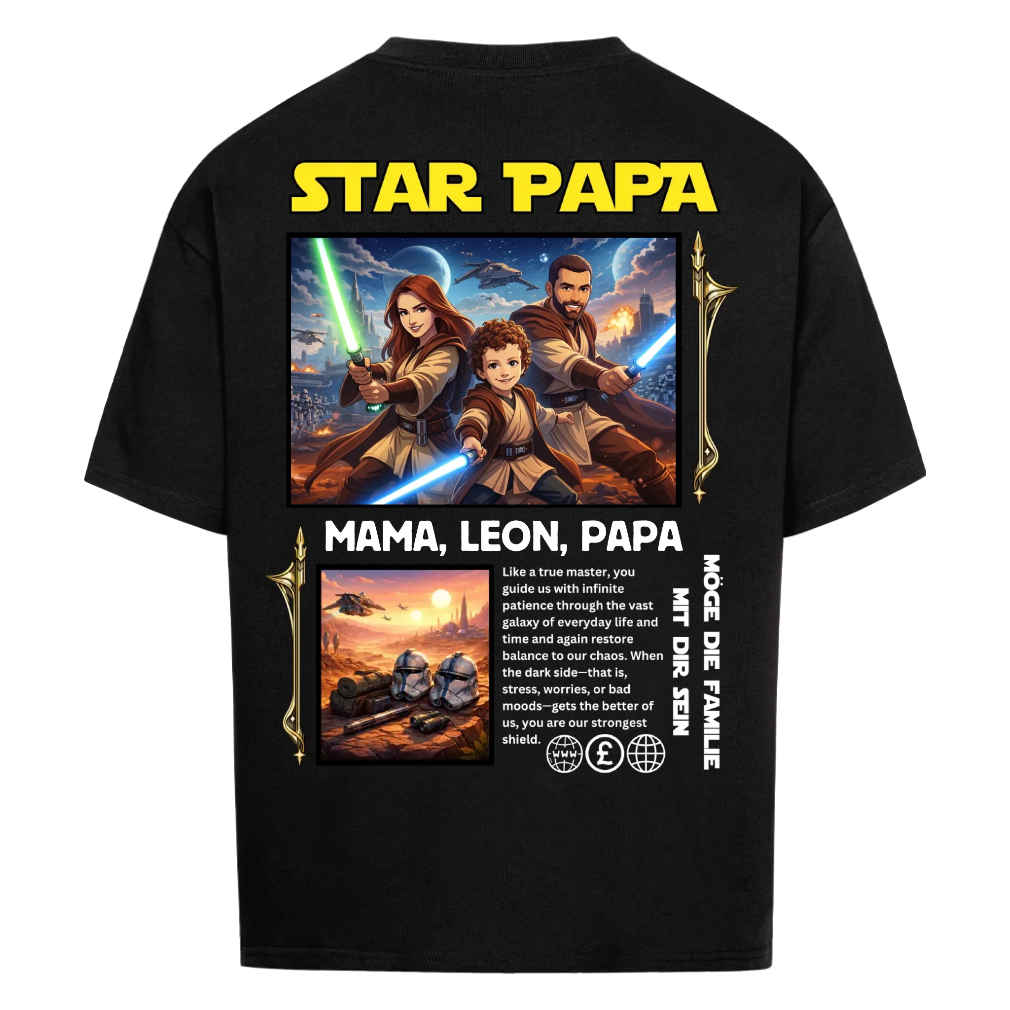 Star Papa - personalisierbar