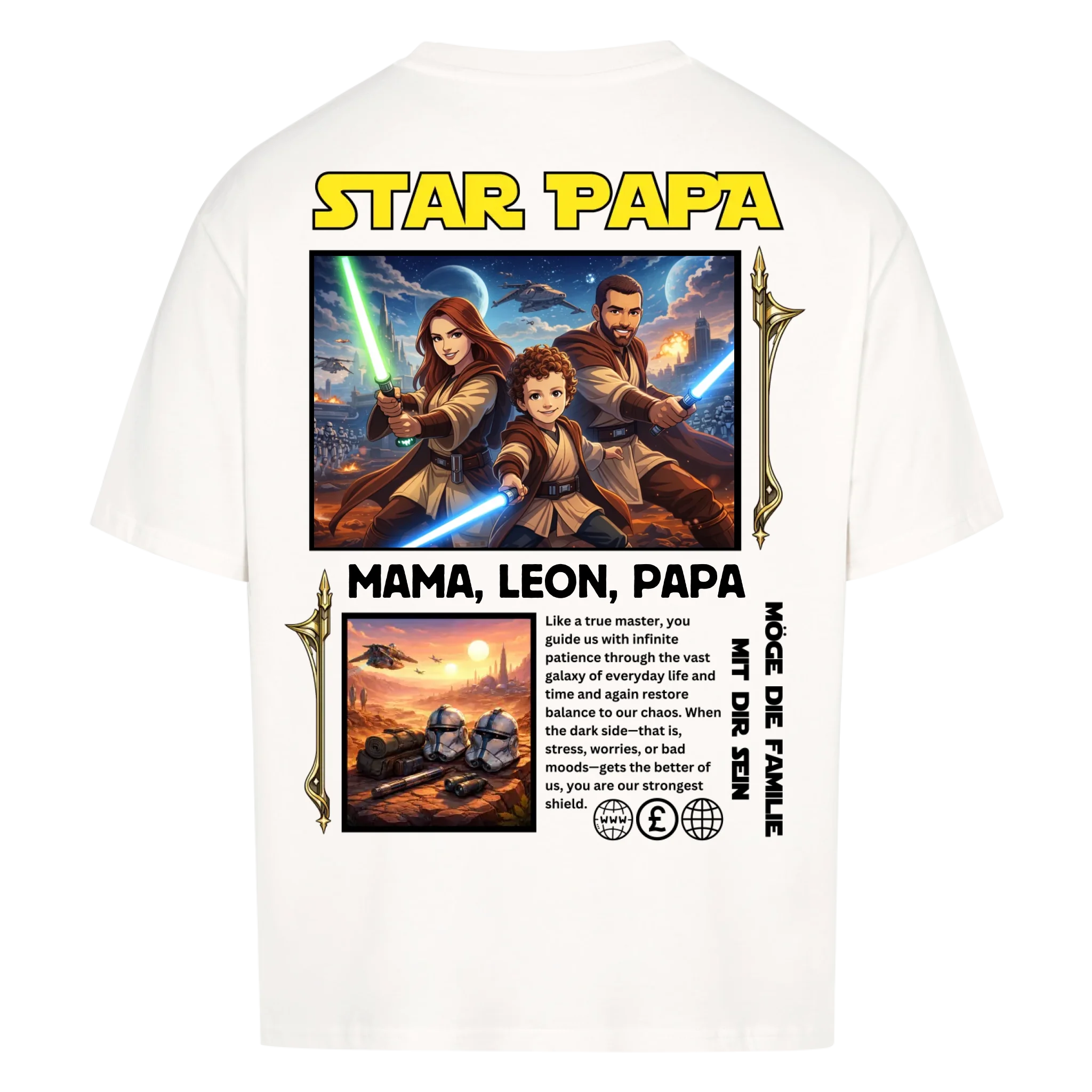 Star Papa - personalisierbar