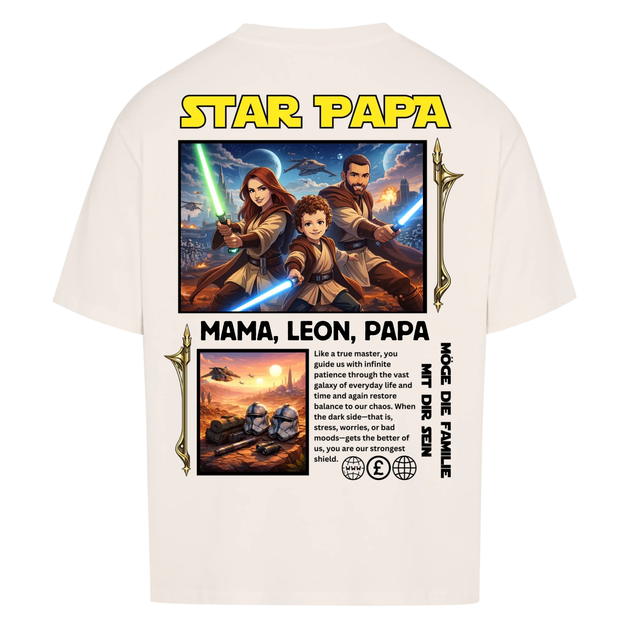Star Papa - personalisierbar