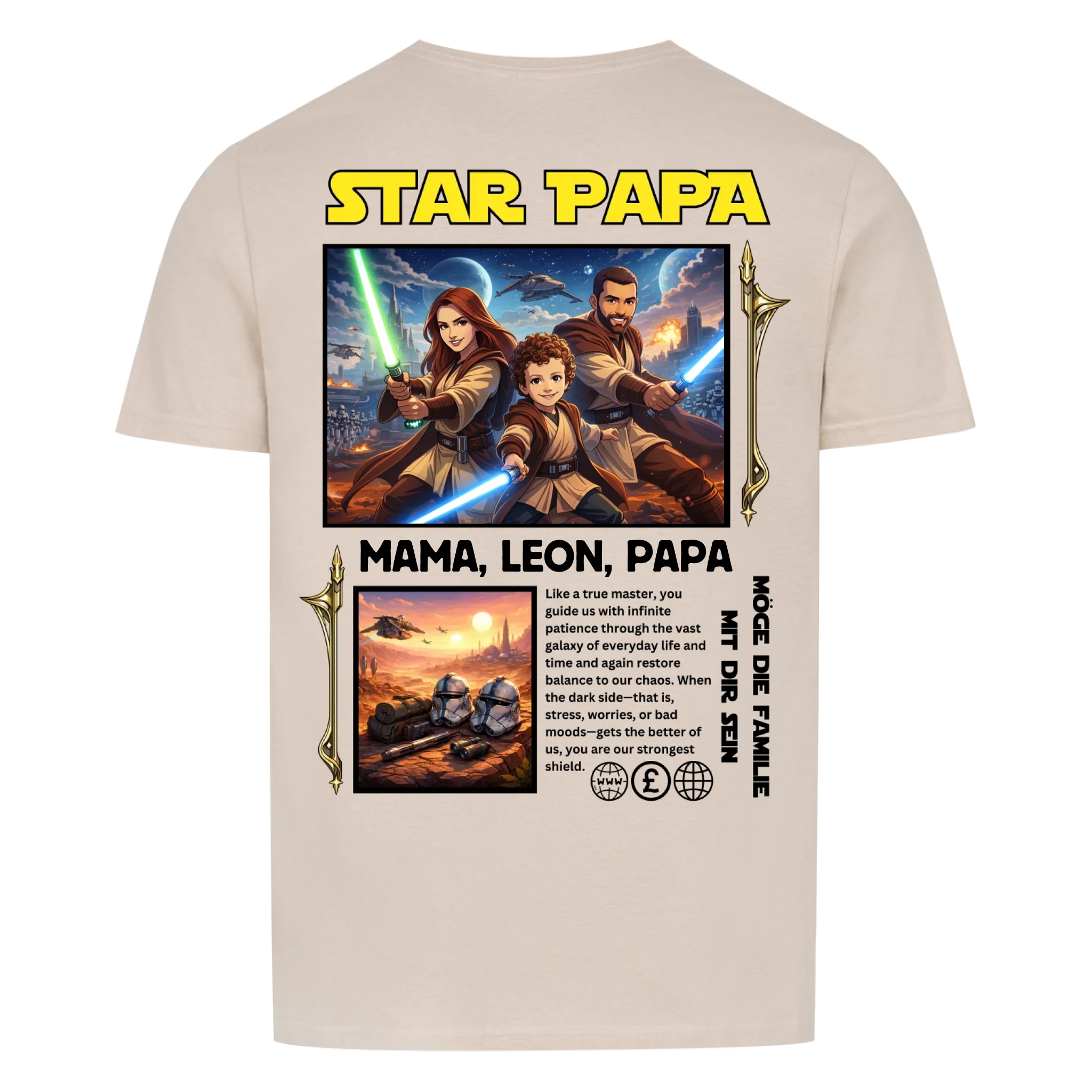 Star Papa - personalisierbar