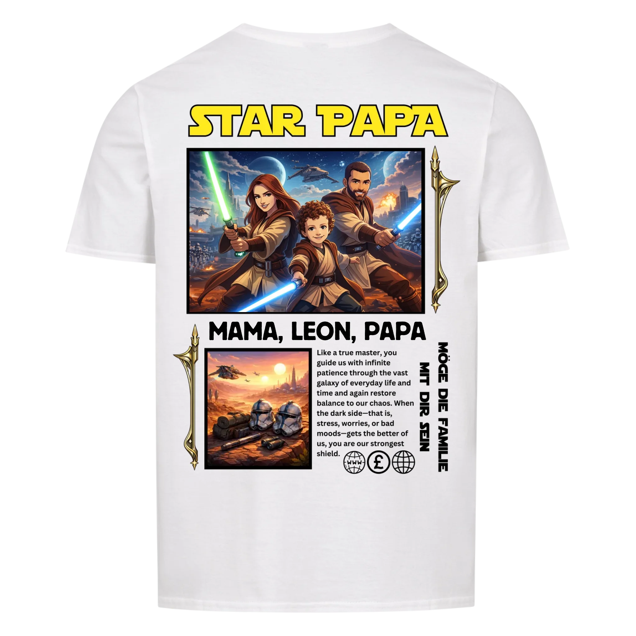 Star Papa - personalisierbar
