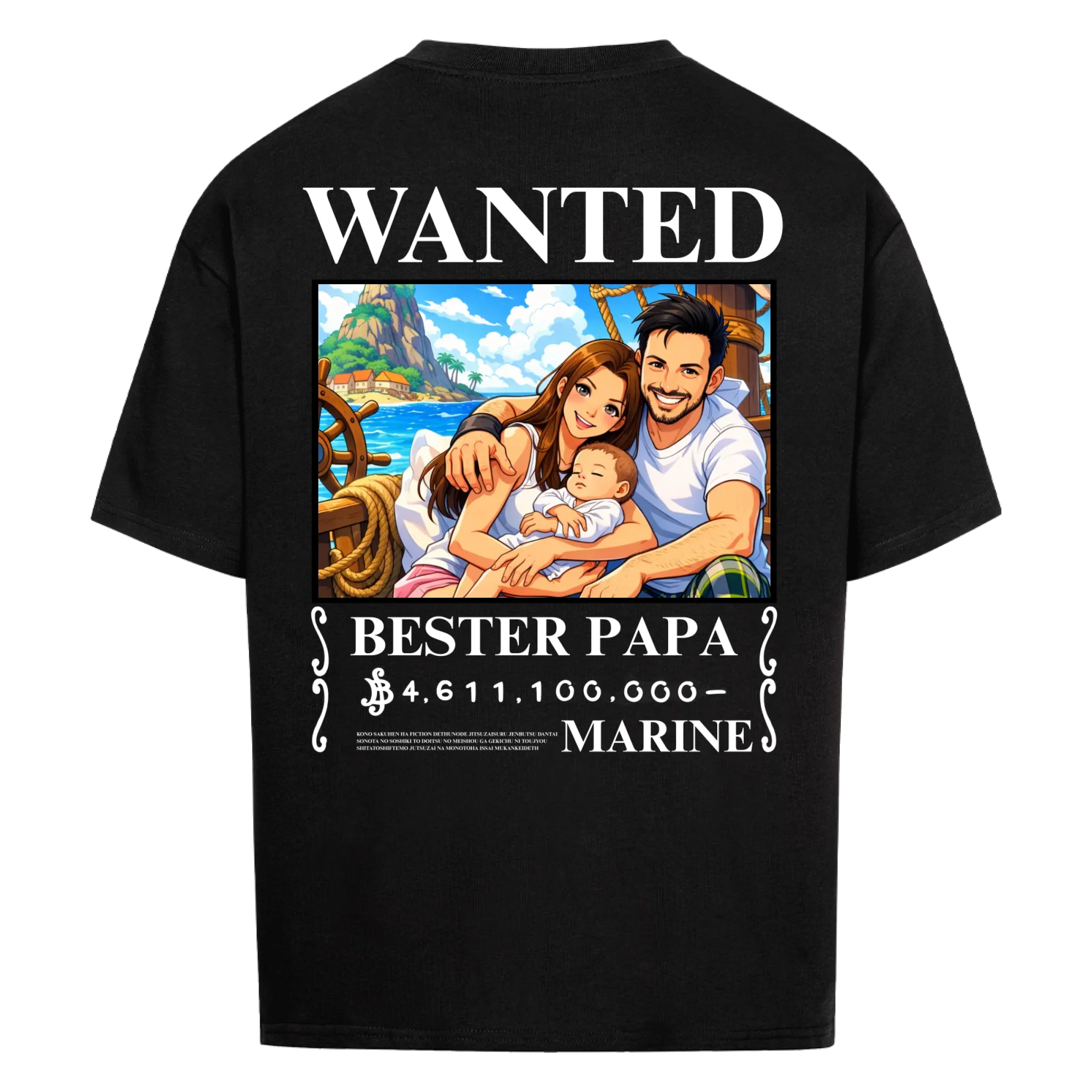 WANTED (Papa) - personalisierbar