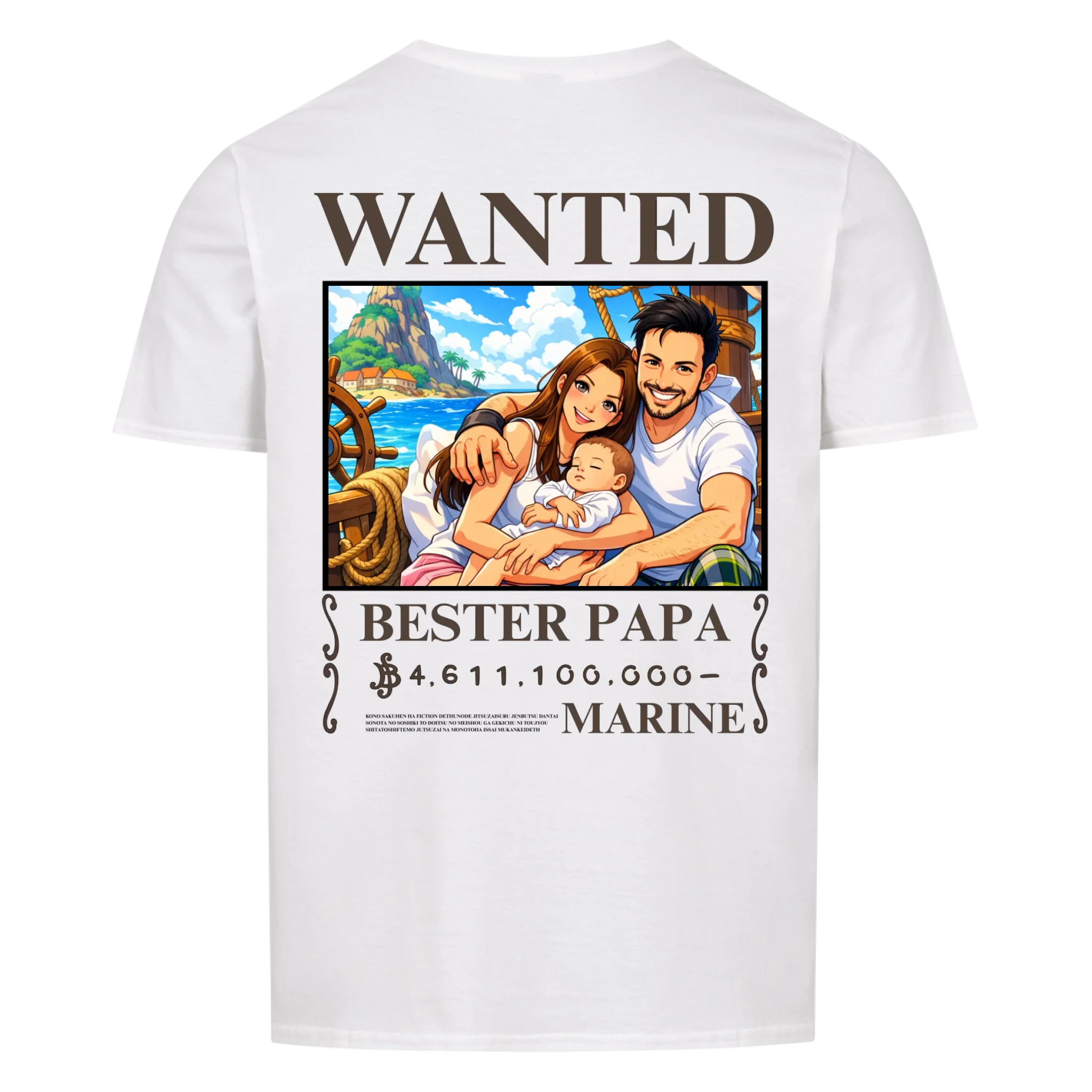 WANTED (Papa) - personalisierbar