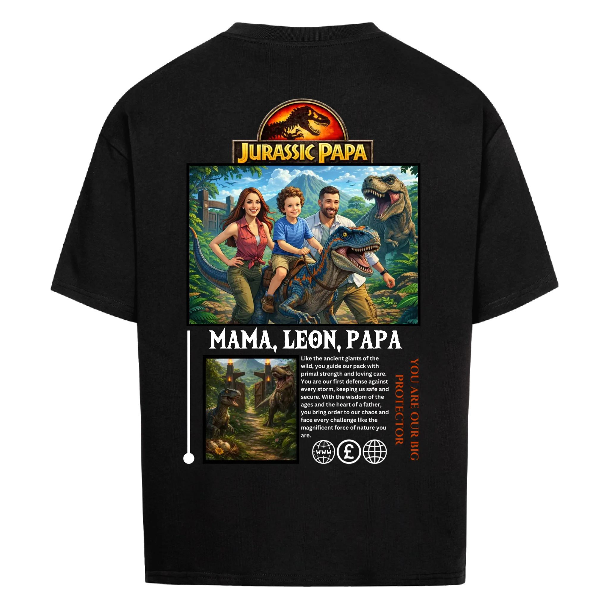 Jurassic Papa - personalisierbar