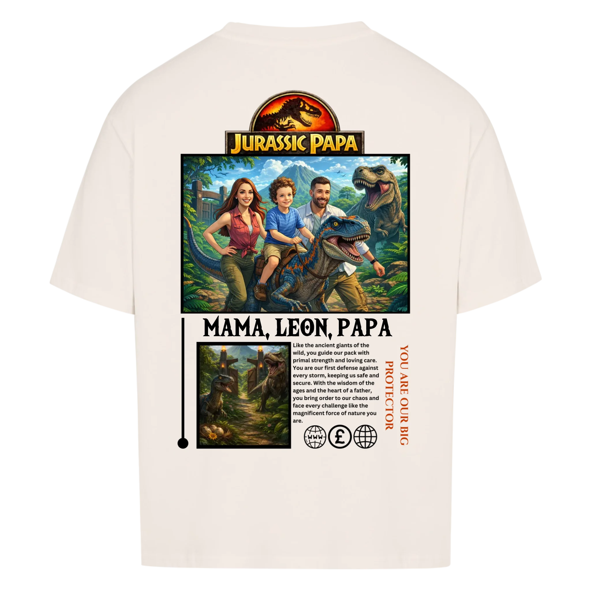 Jurassic Papa - personalisierbar