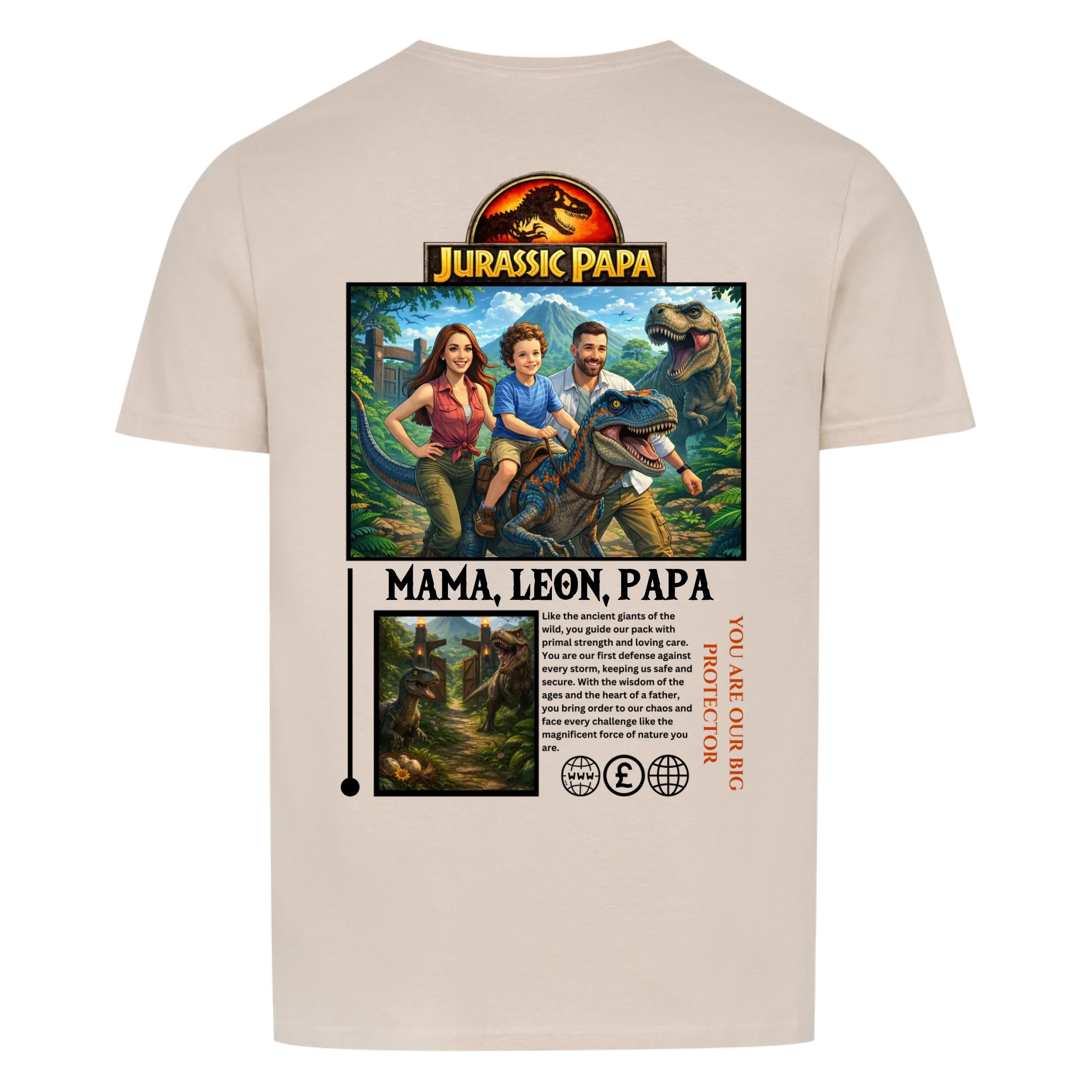 Jurassic Papa - personalisierbar