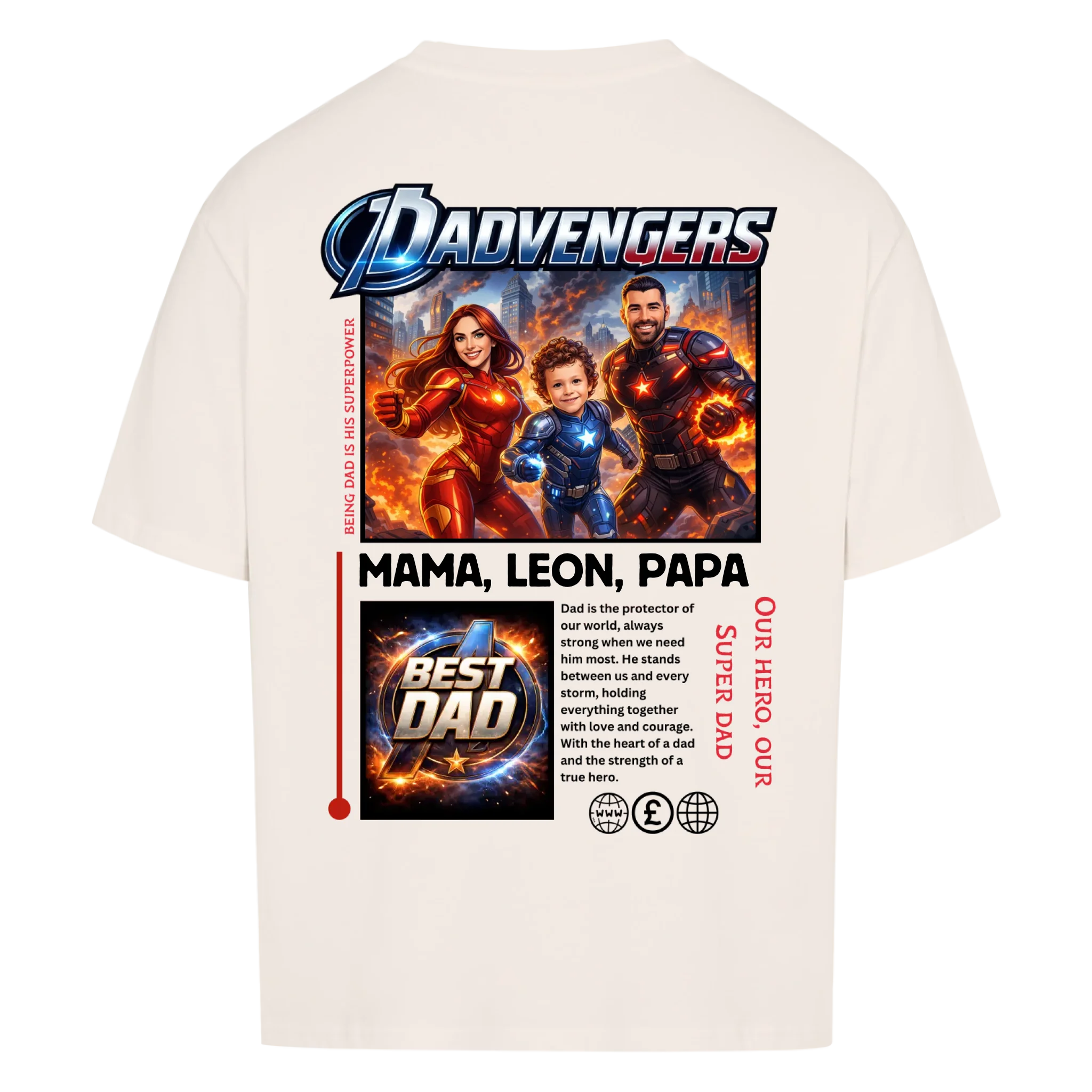 Dadvengers - personalisierbar