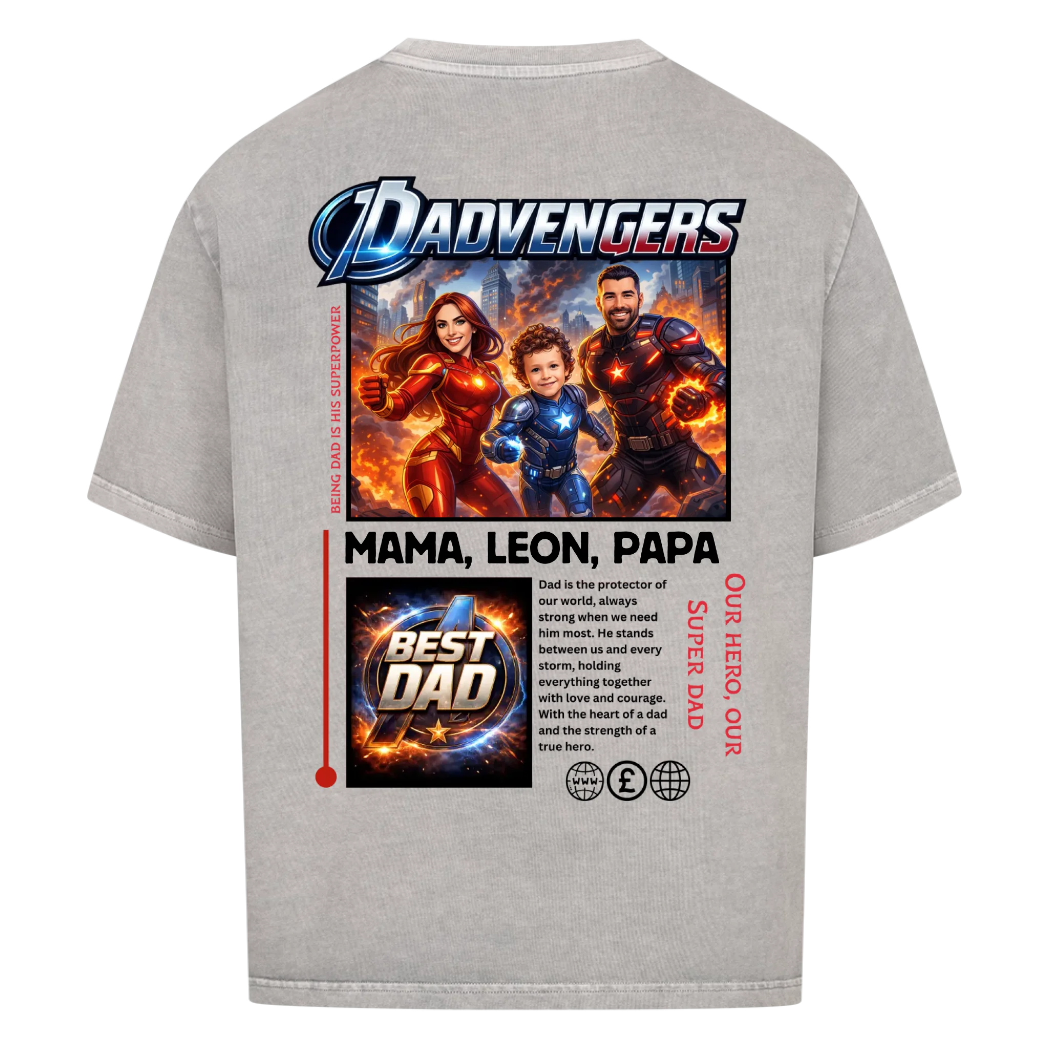 Dadvengers - personalisierbar