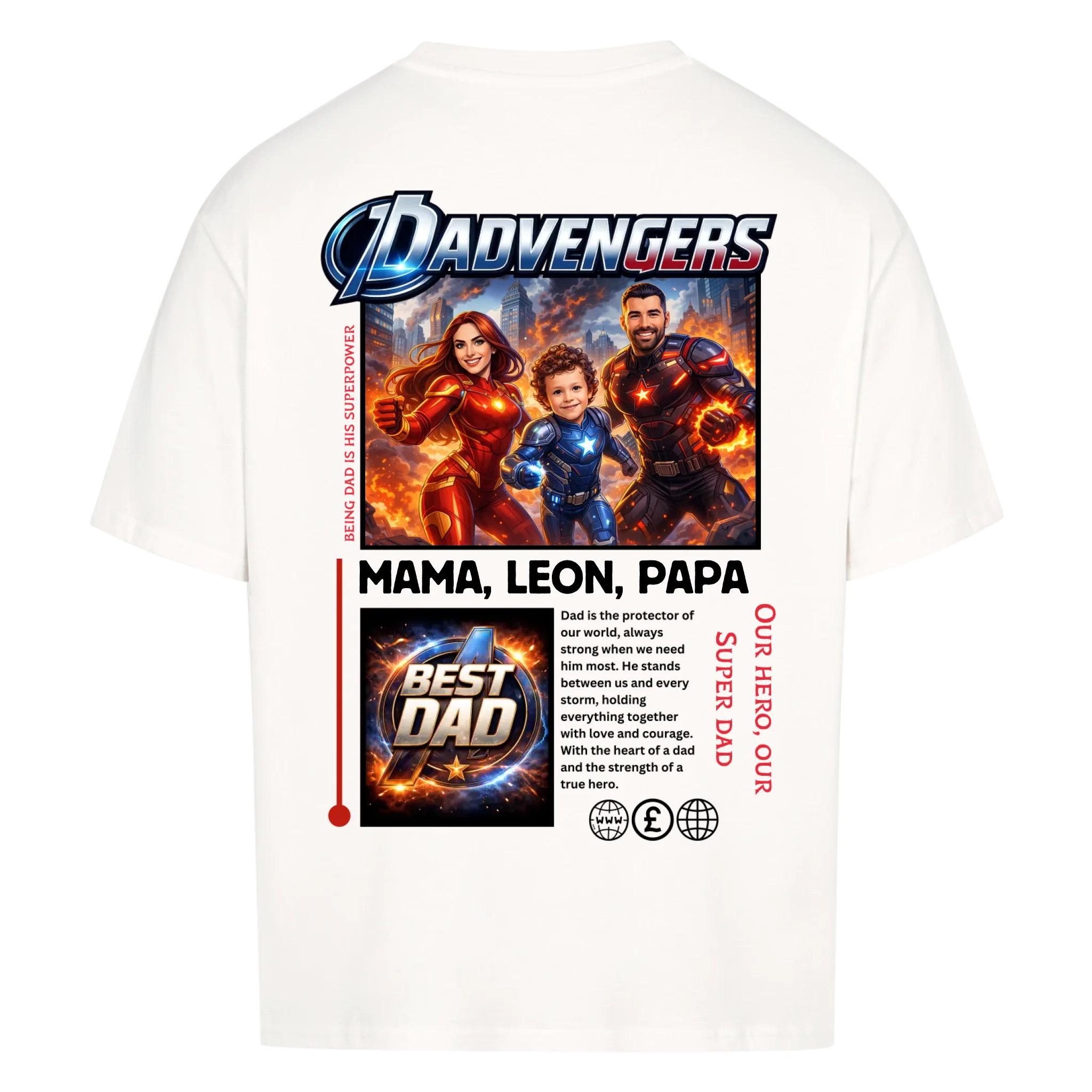 Dadvengers - personalisierbar