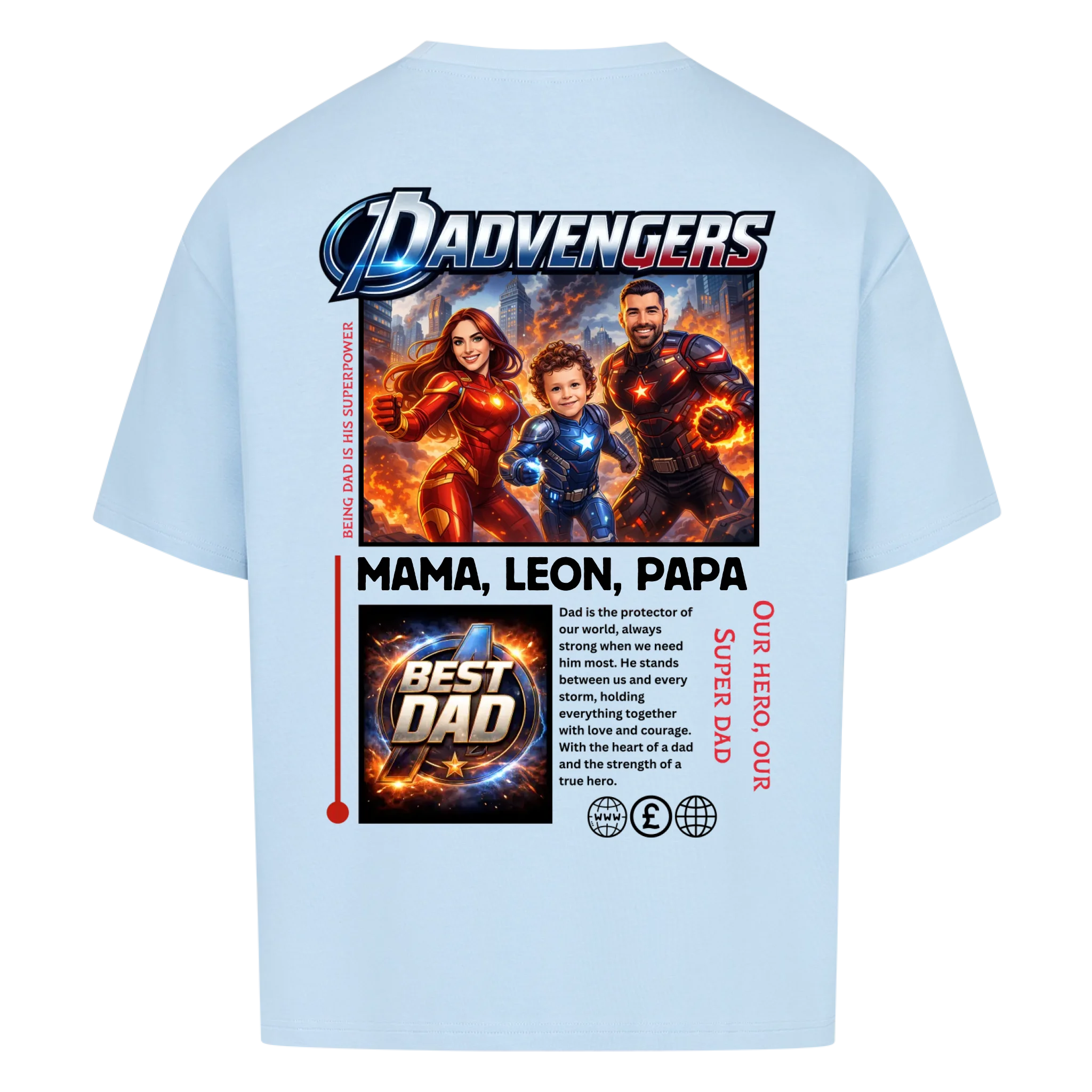 Dadvengers - personalisierbar