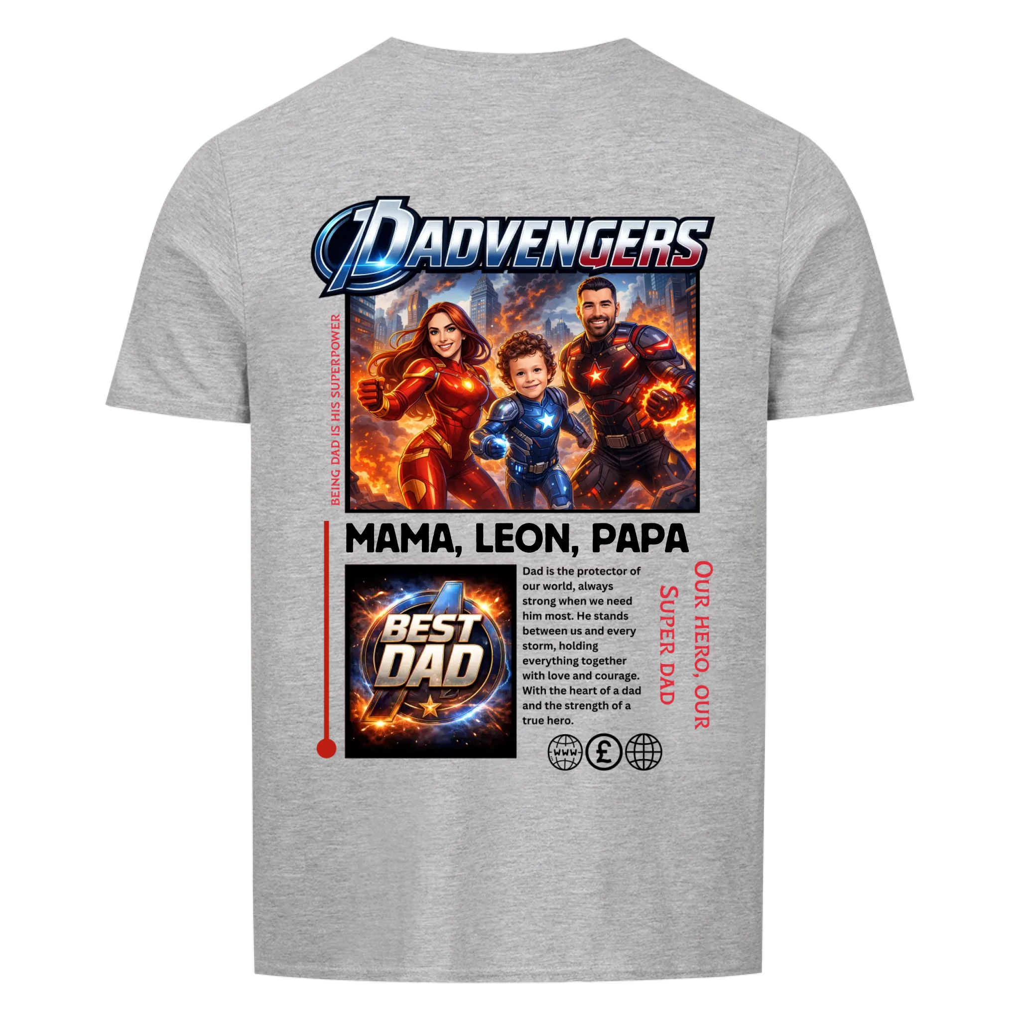 Dadvengers - personalisierbar