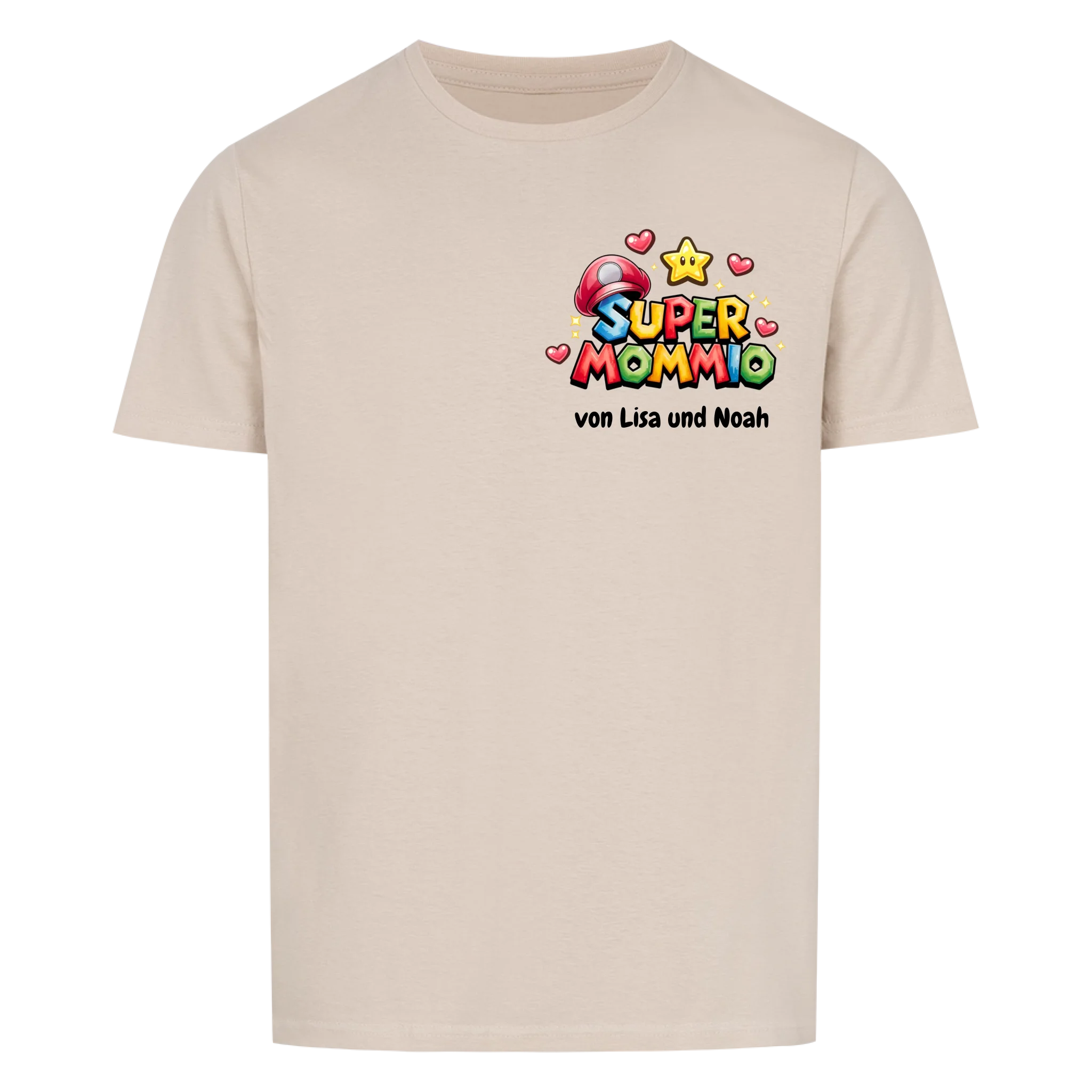 Super Mommio (Brustprint) - personalisierbar