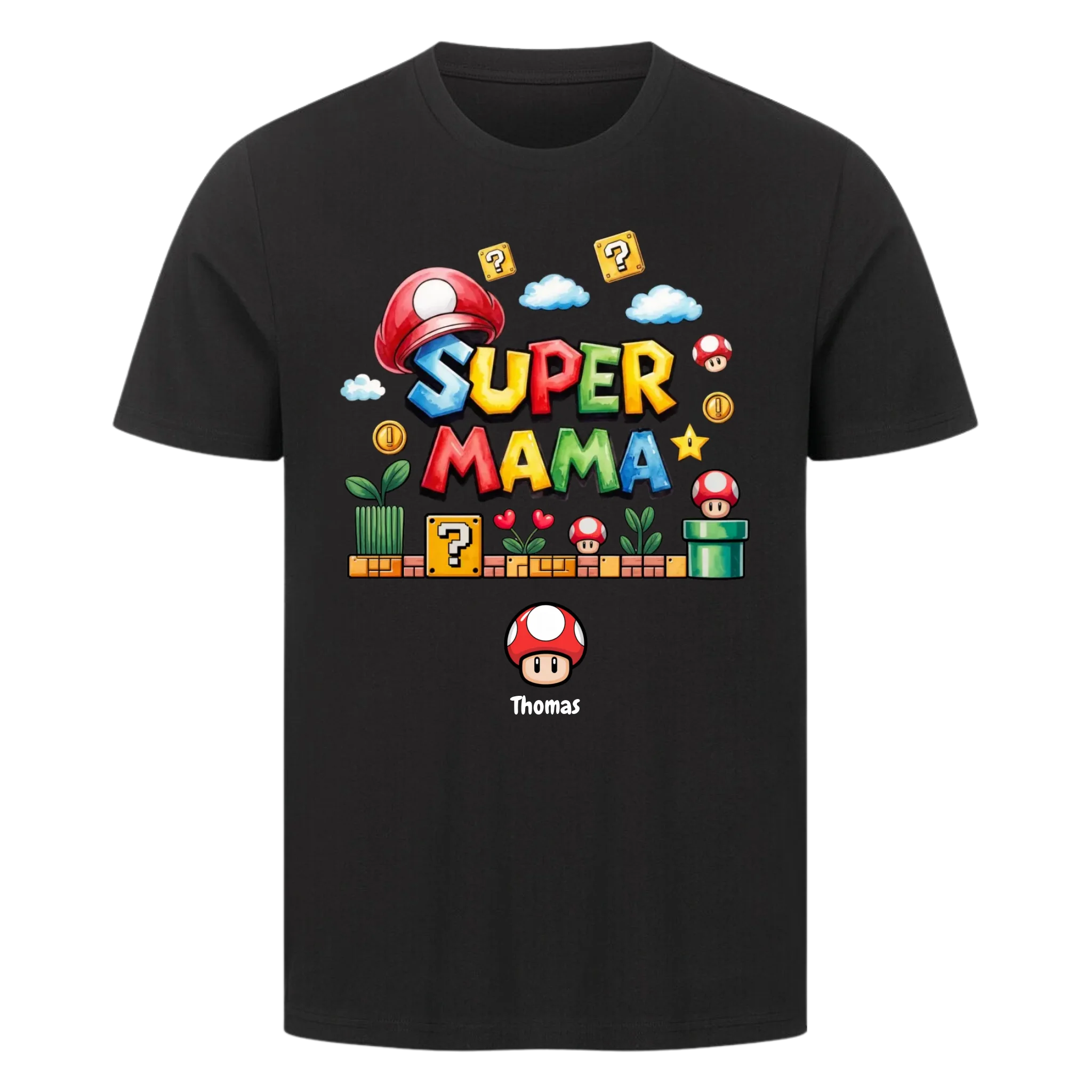Super Mama x Super Papa - personalisierbar