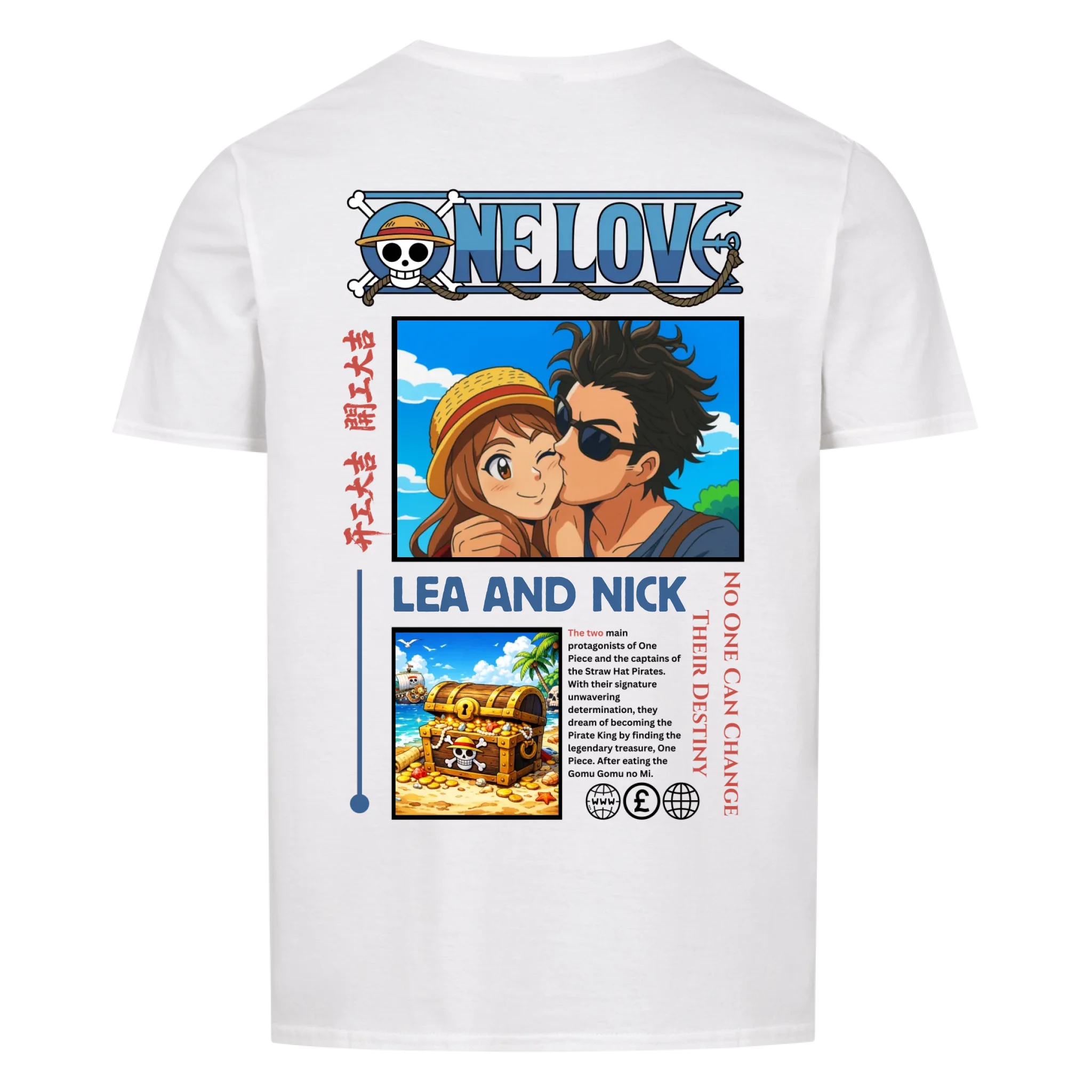 ONE LOVE - fabriqué sur mesure