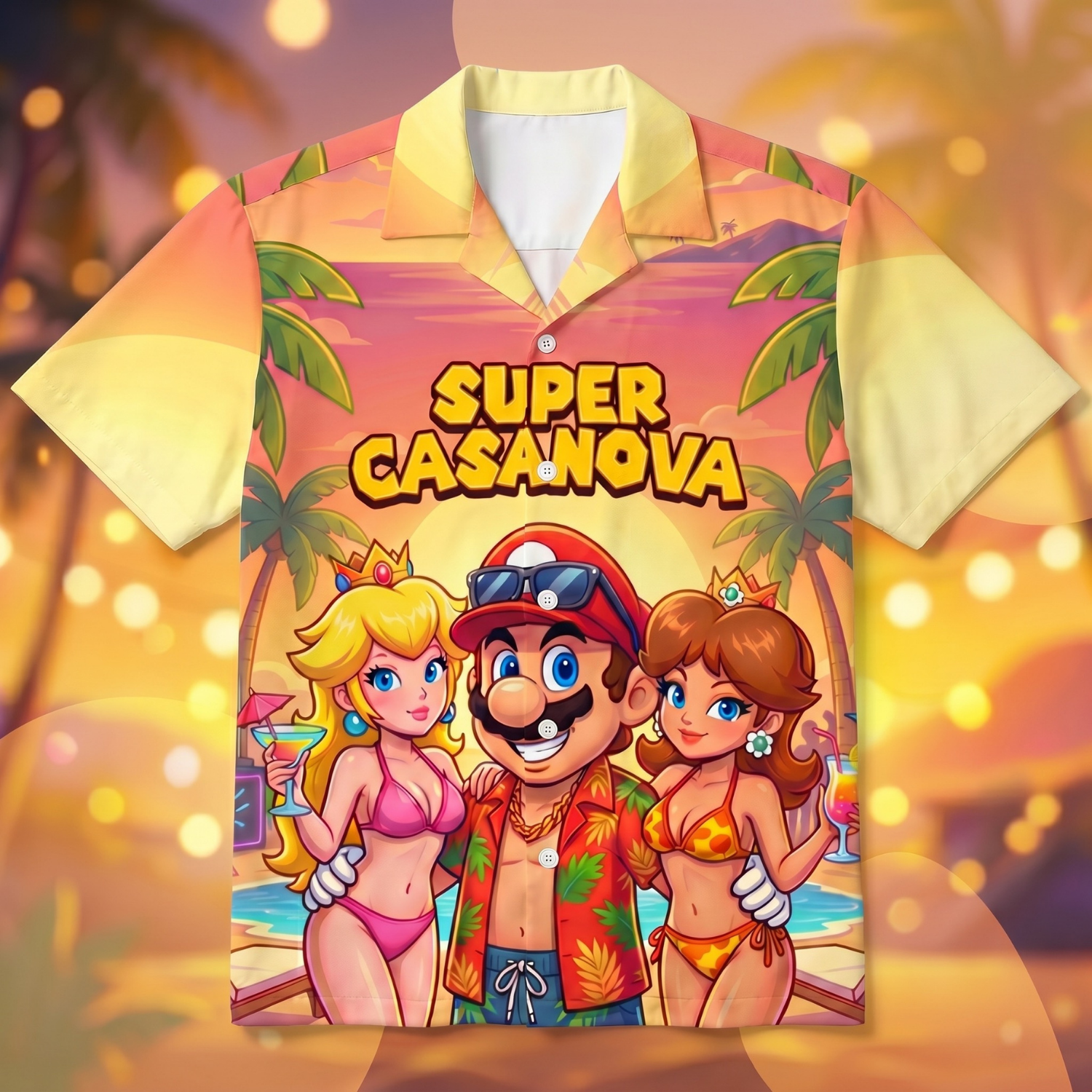 SUPER CASANOVA - Hawaiihemd