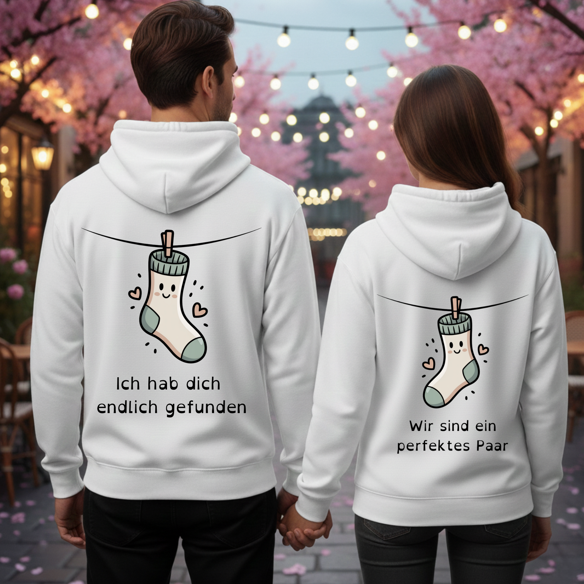 Perfektes Paar - Premium Hoodie Bundle für Paare