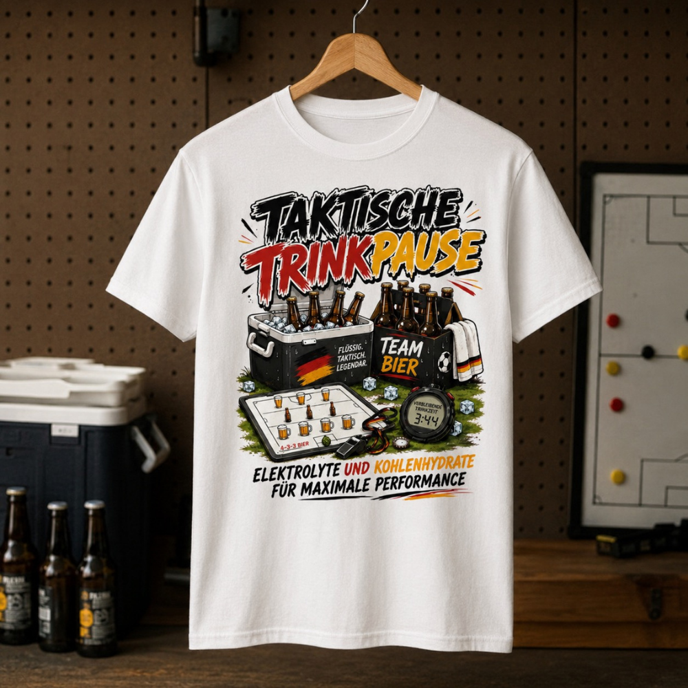 TAKTISCHE TRINKPAUSE - Premium T-Shirt