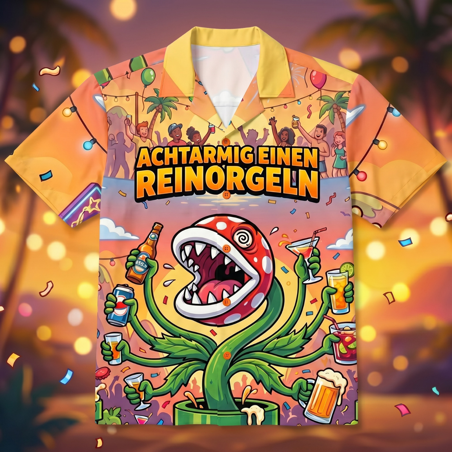 ACHTARMIG - Hawaiihemd