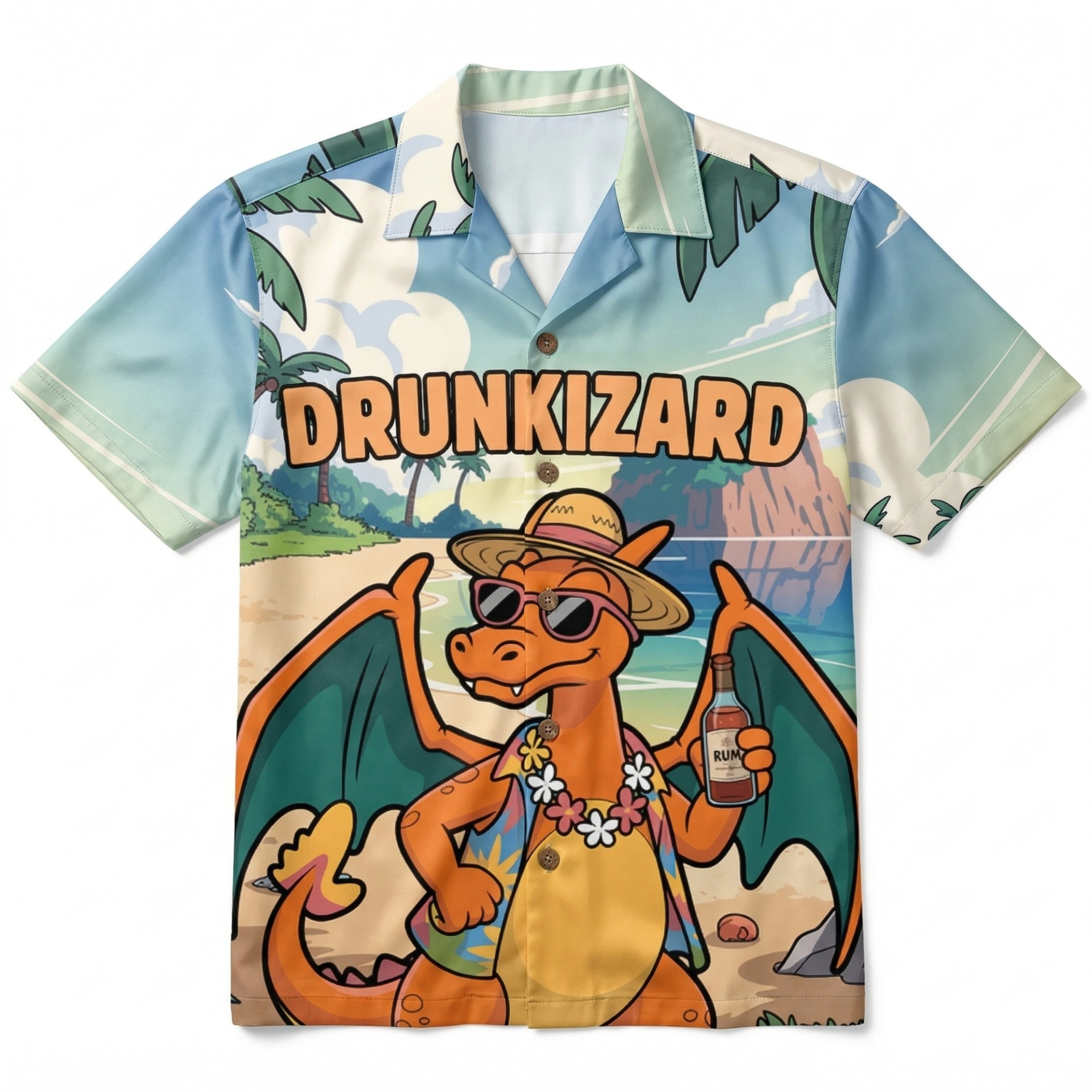 DRUNKIZARD - Hawaiian Shirt