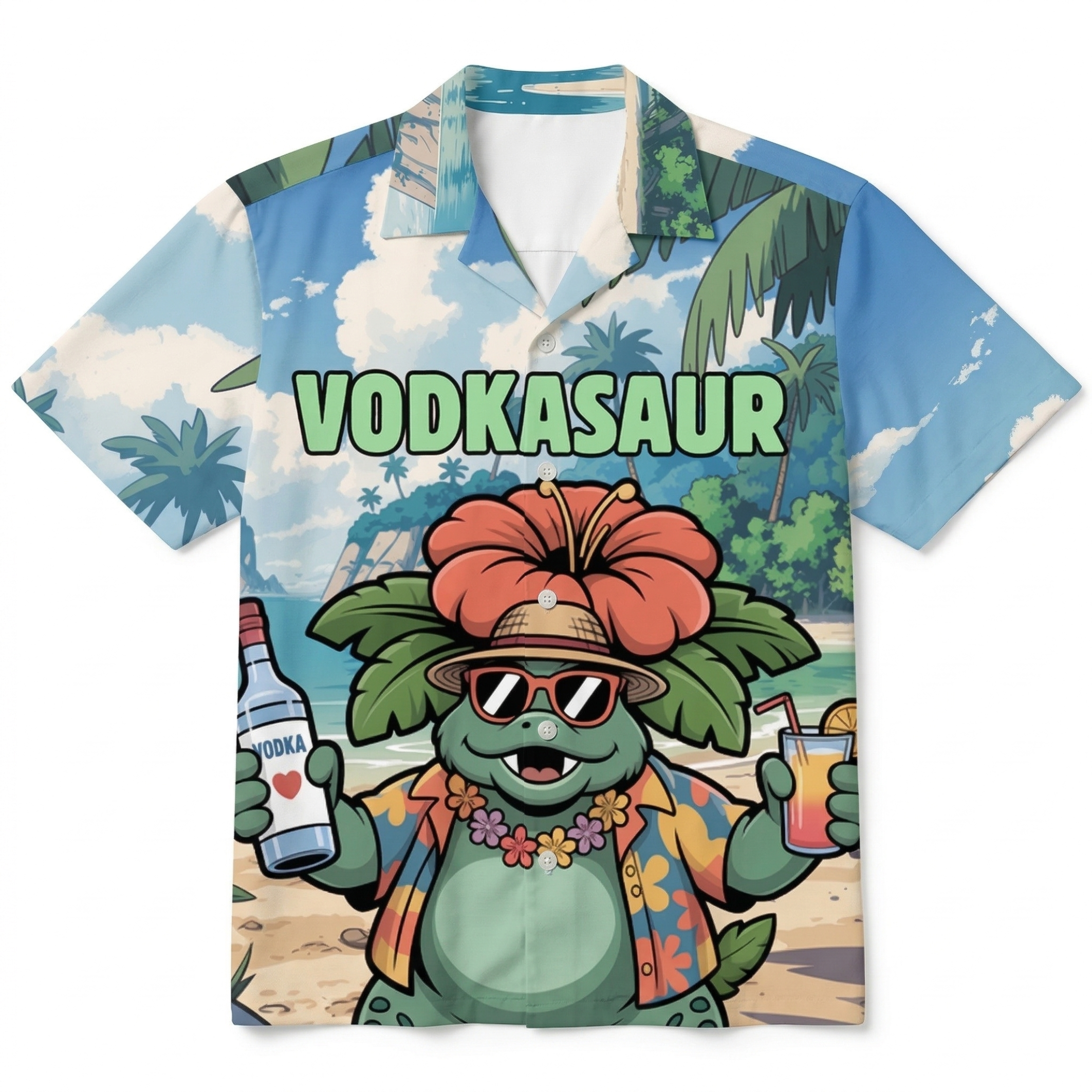 VODKASAUR - Hawaiian Shirt