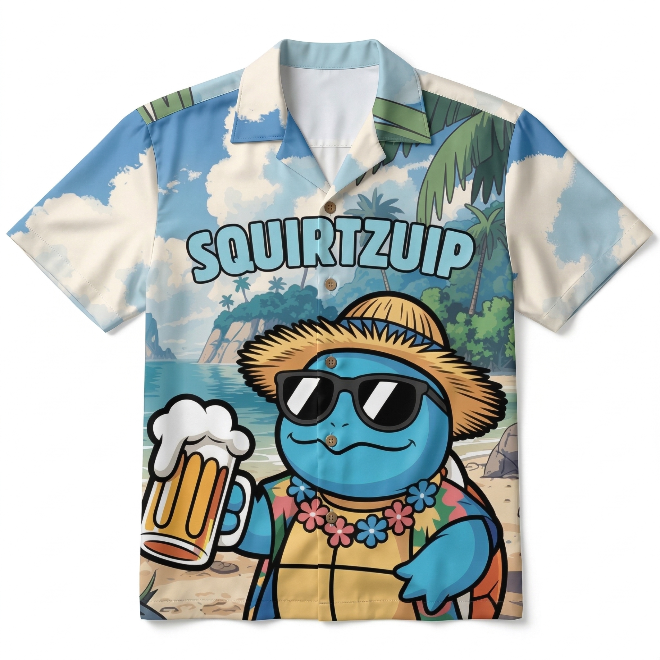 SQUIRTZUIP - Hawaiian Shirt