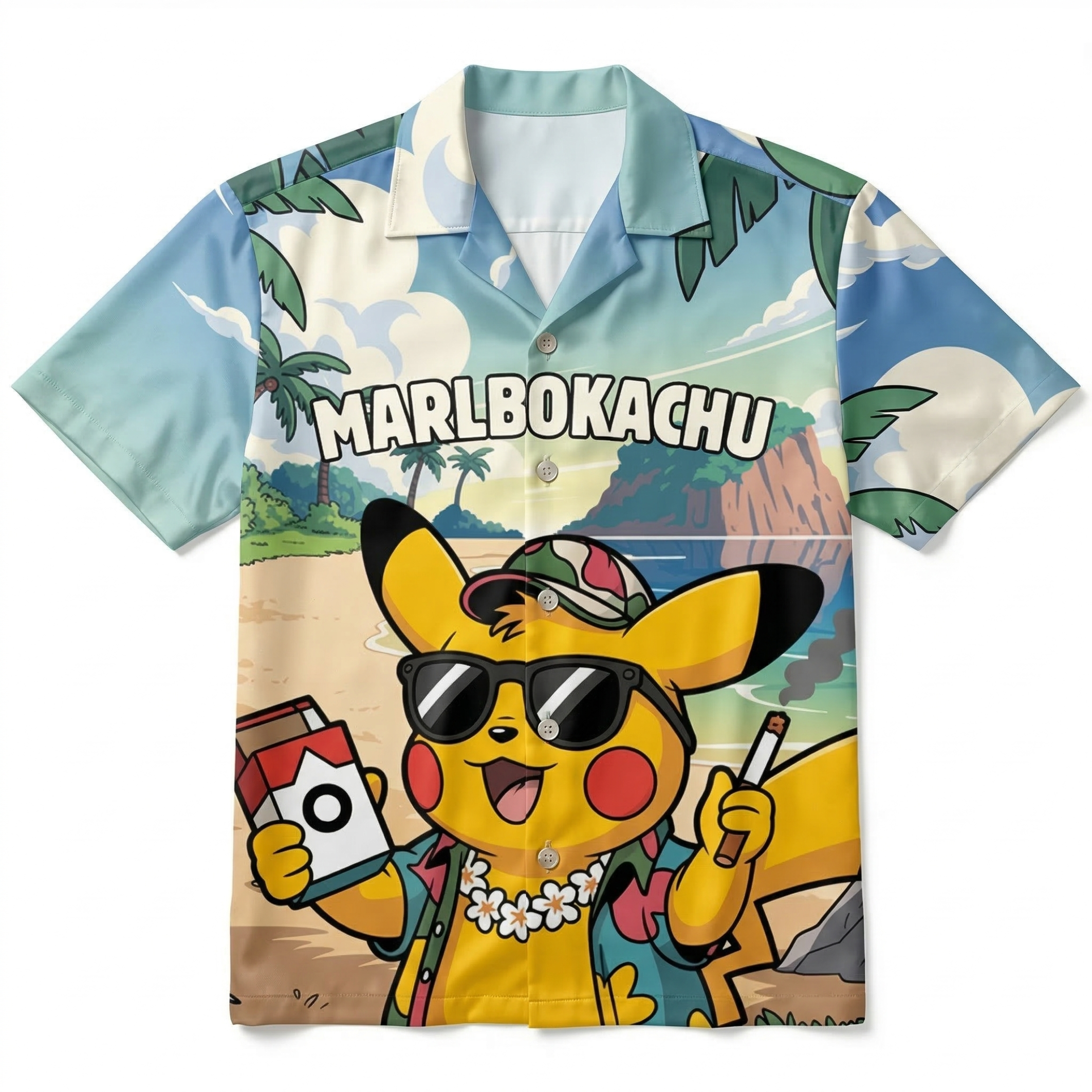 MARLBOKACHU - Hawaiihemd